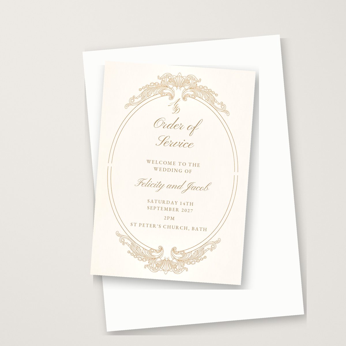 The Belvoir Order of Service