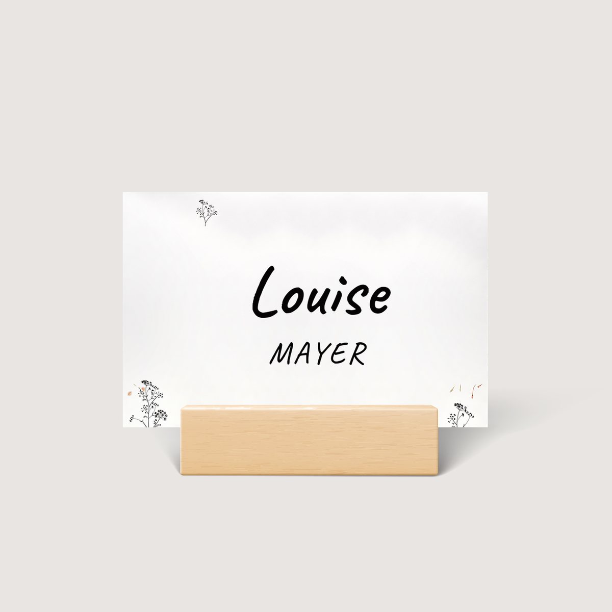 Rustic Love Place Card