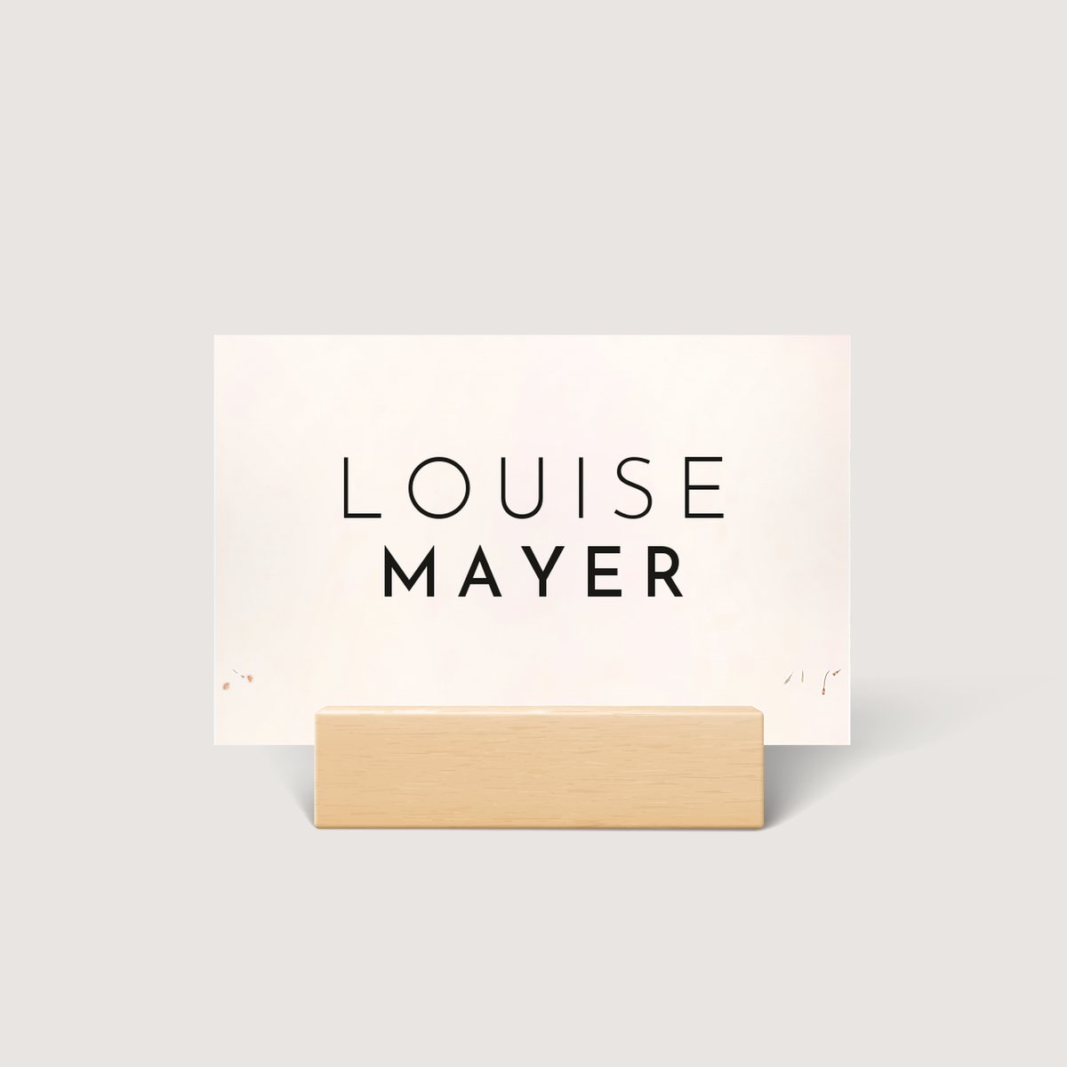 Boho Floral Place Card