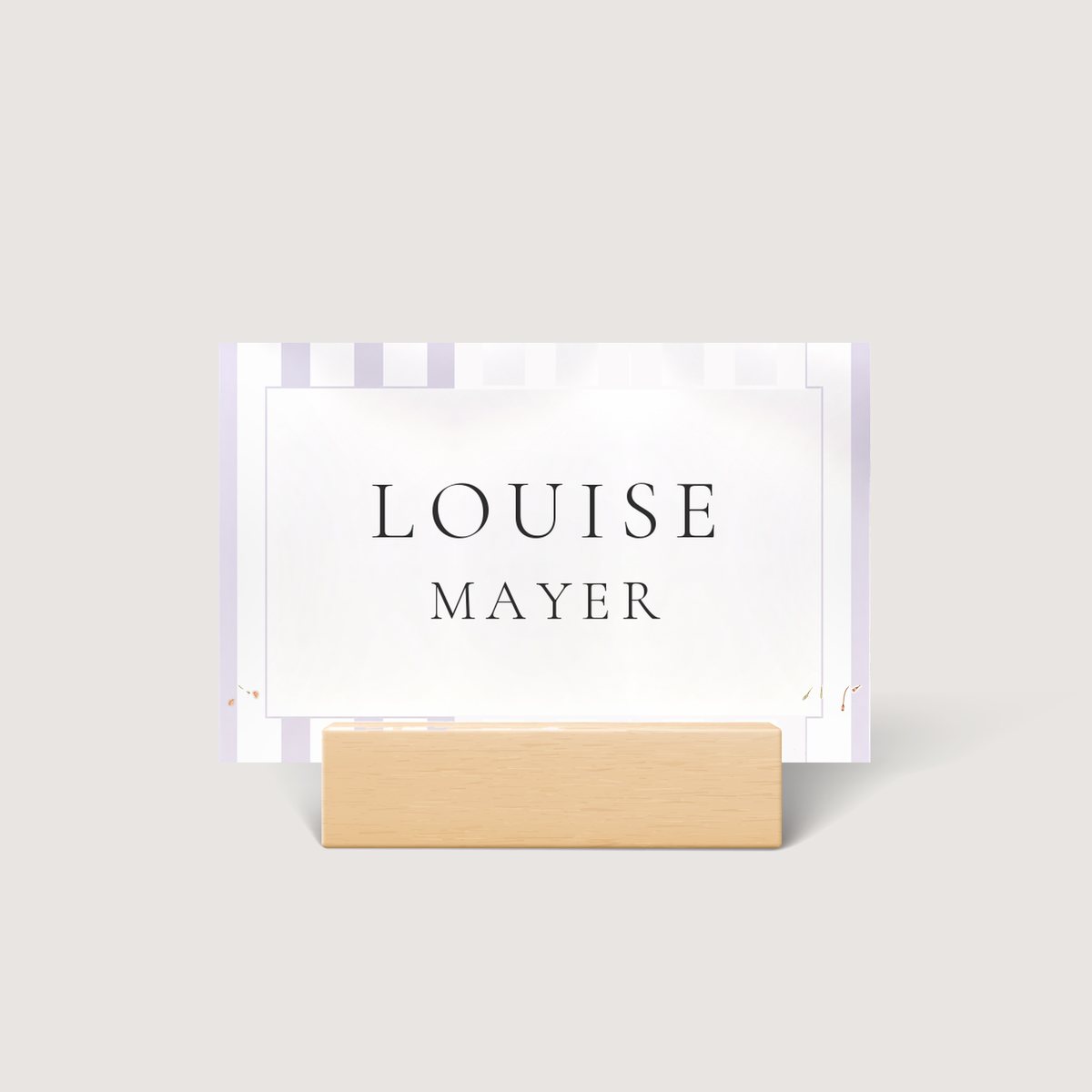 Colourband Stripe Place Card