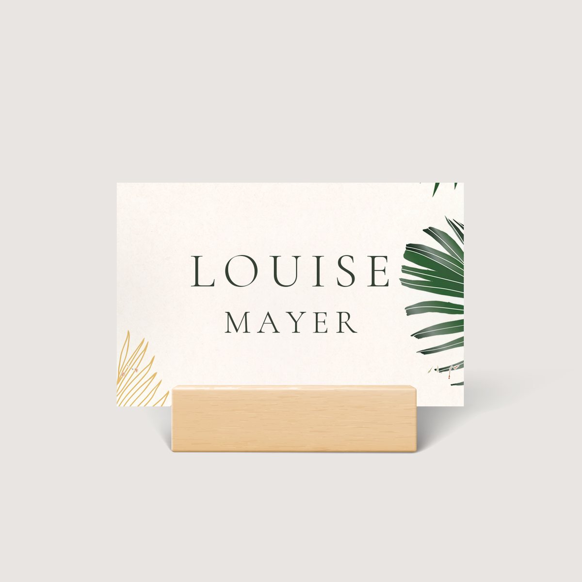 Tropical Coral Place Card