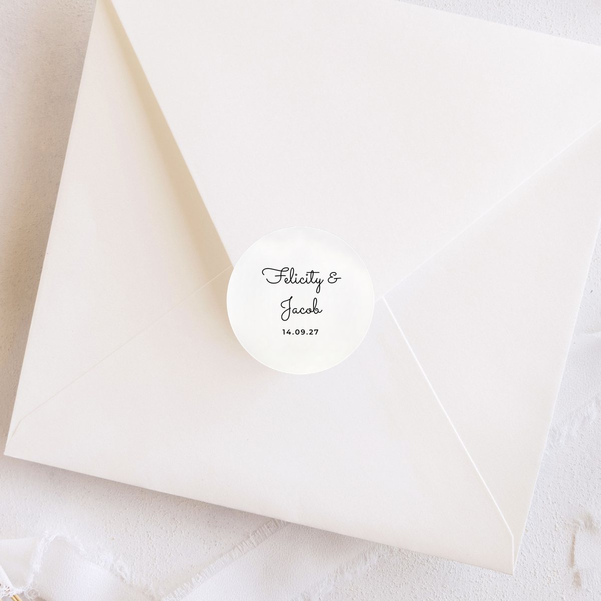 Flow 40mm Round Stickers