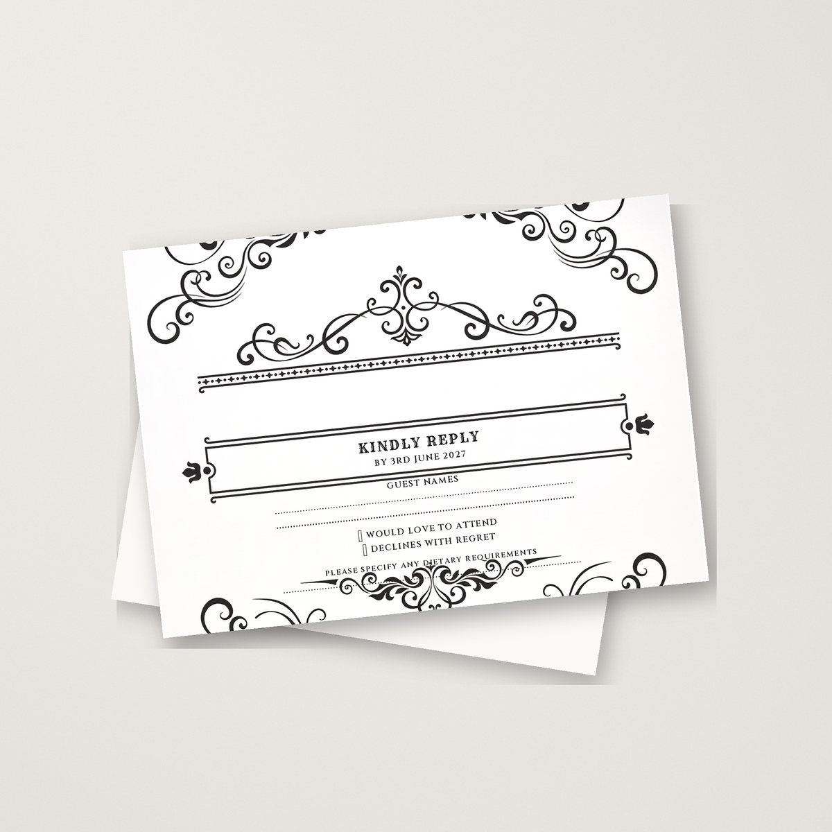 Vintage Royal RSVP