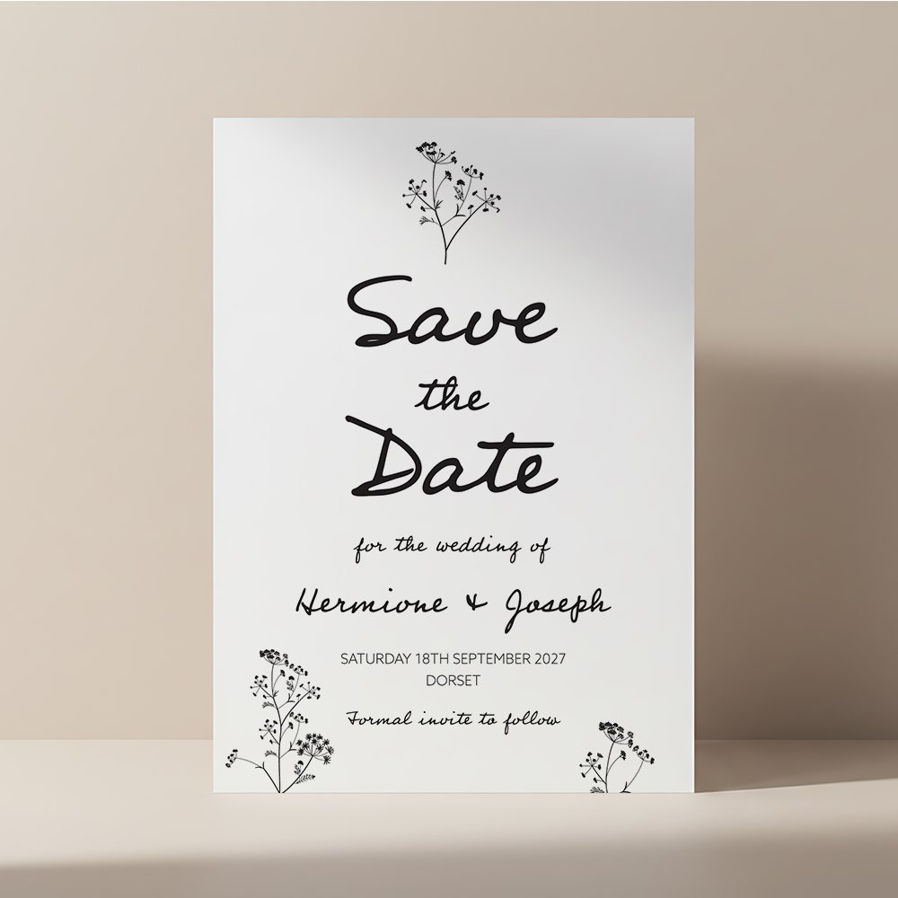Rustic Love Save the Date