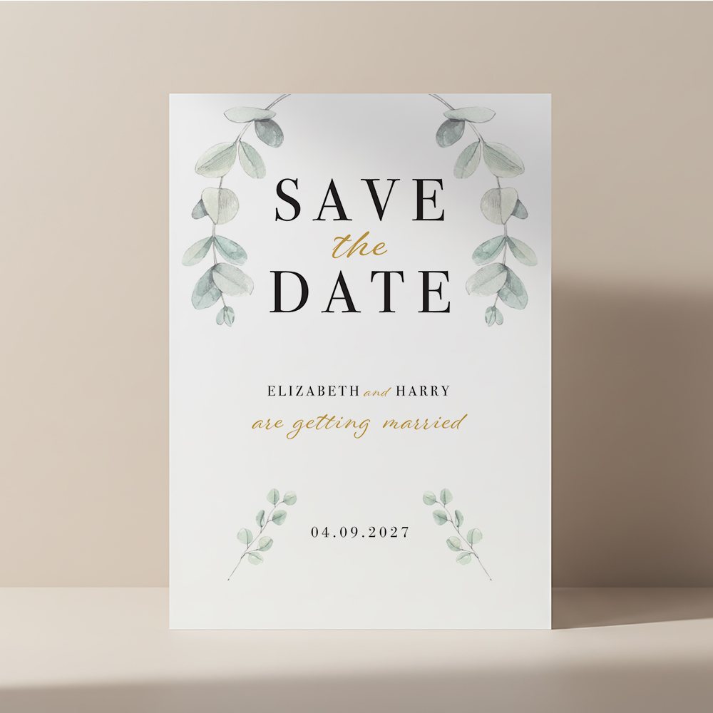 Eucalyptus Dream Save the Date