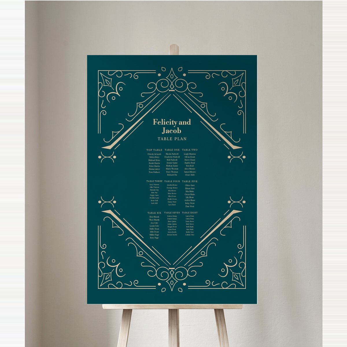 Fancy Deco Table Plan