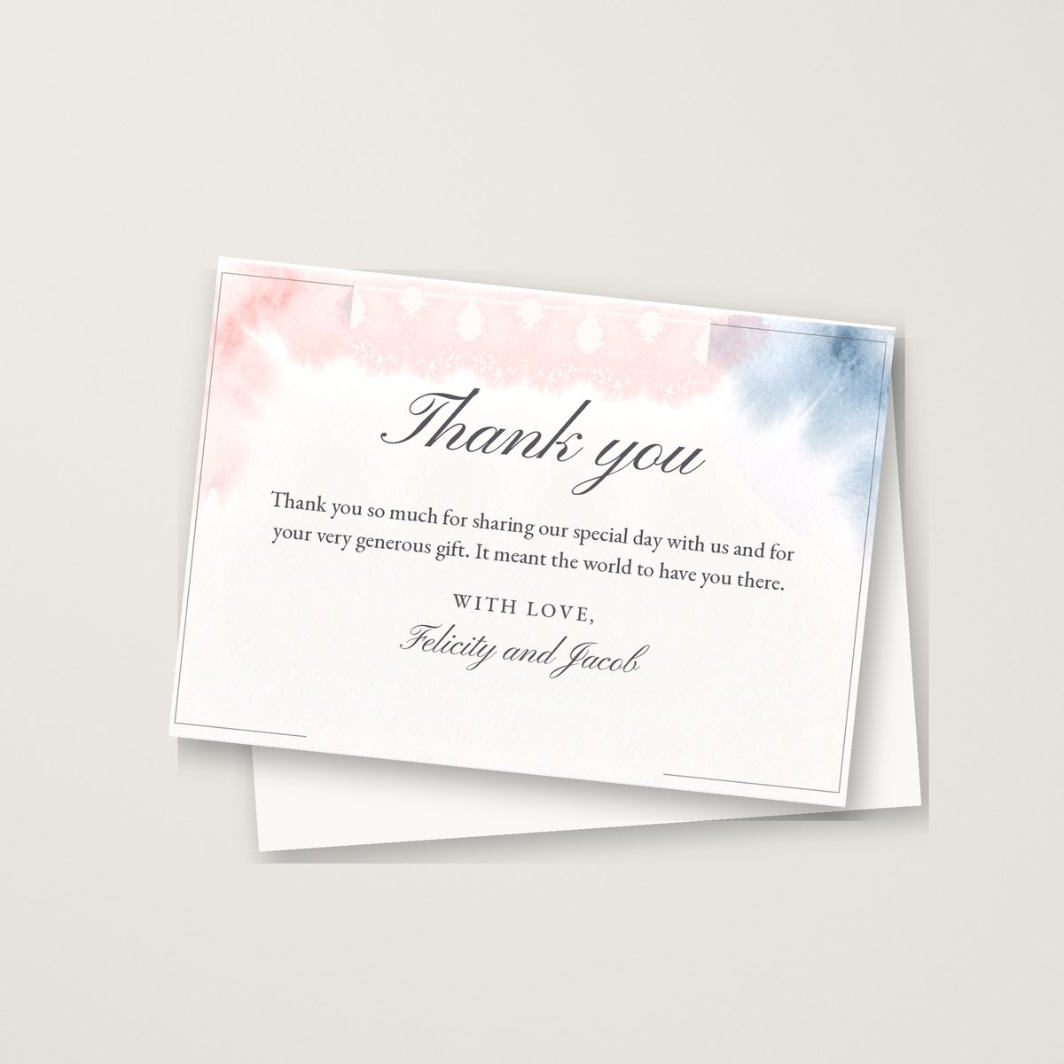 Colour Me Thank You Card