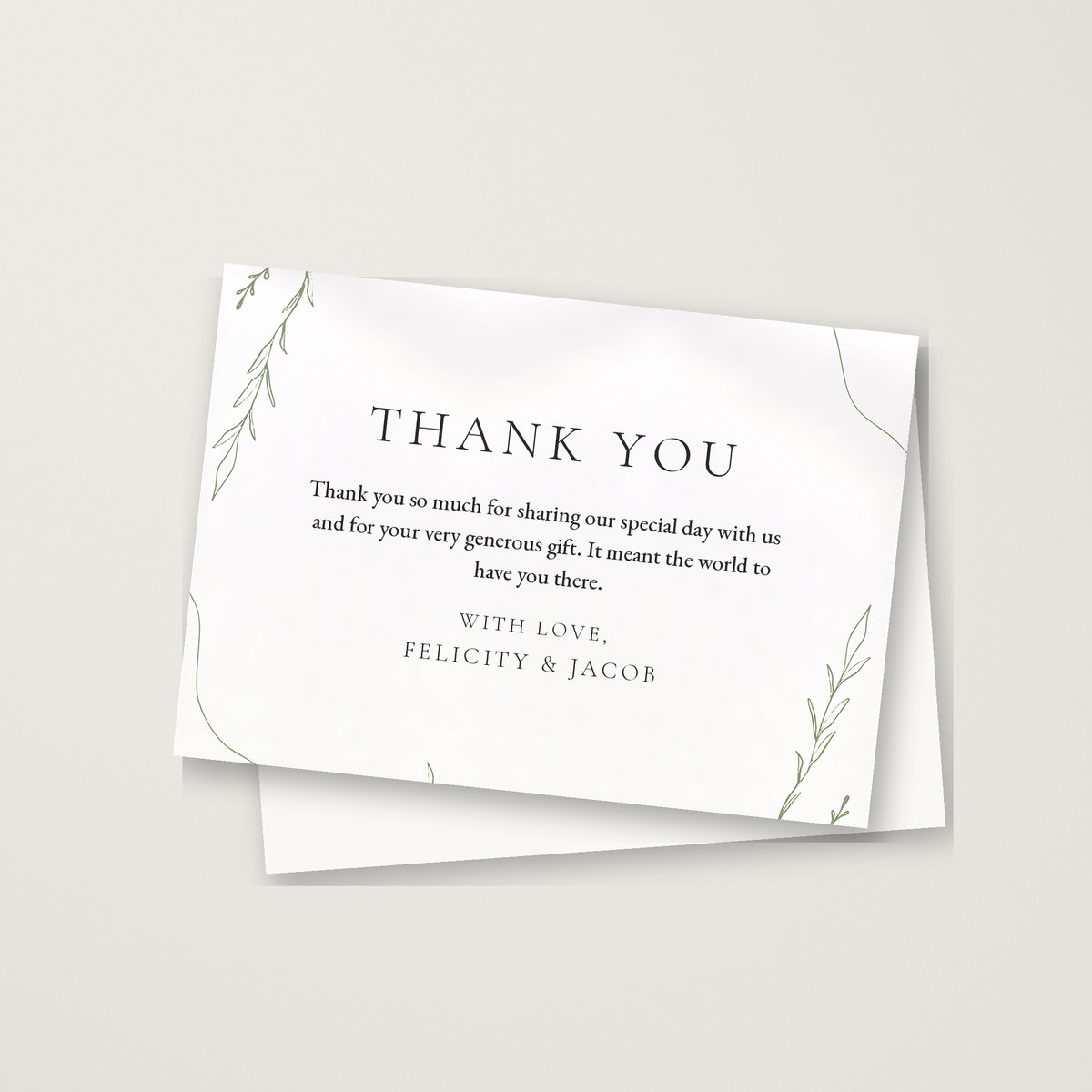 Just Lovely Thank You Card