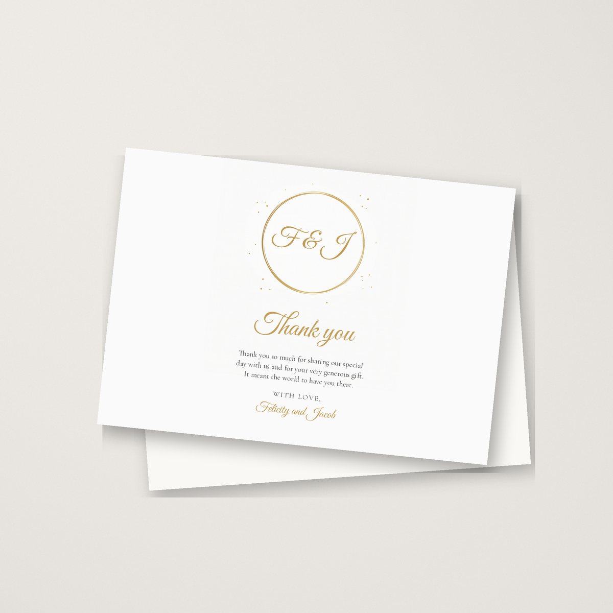Circle of Love Thank You Card