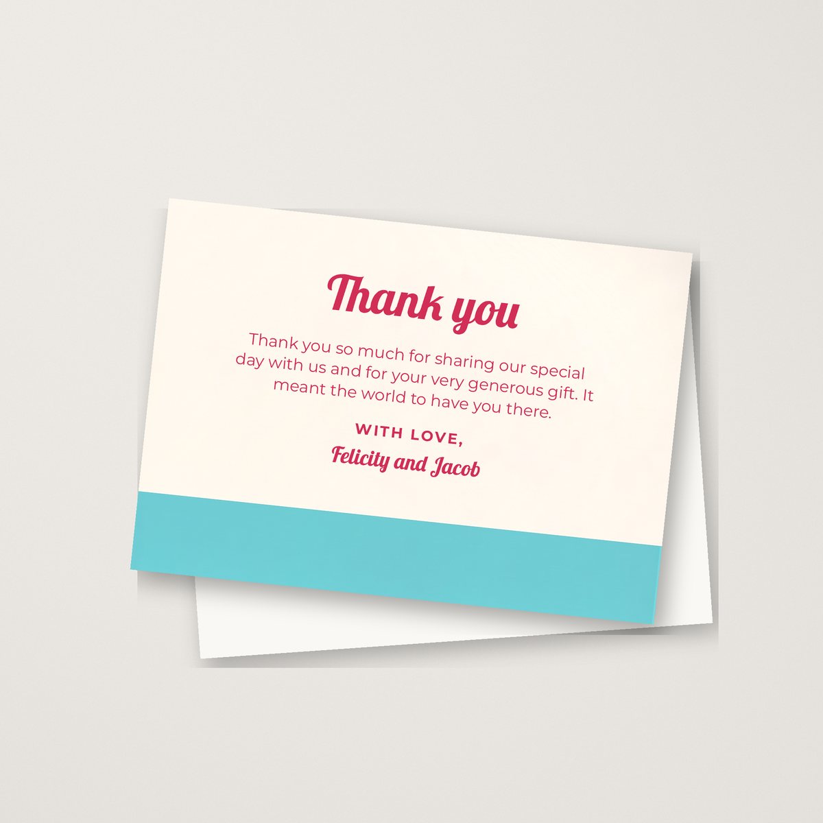 Good Times Thank You Card