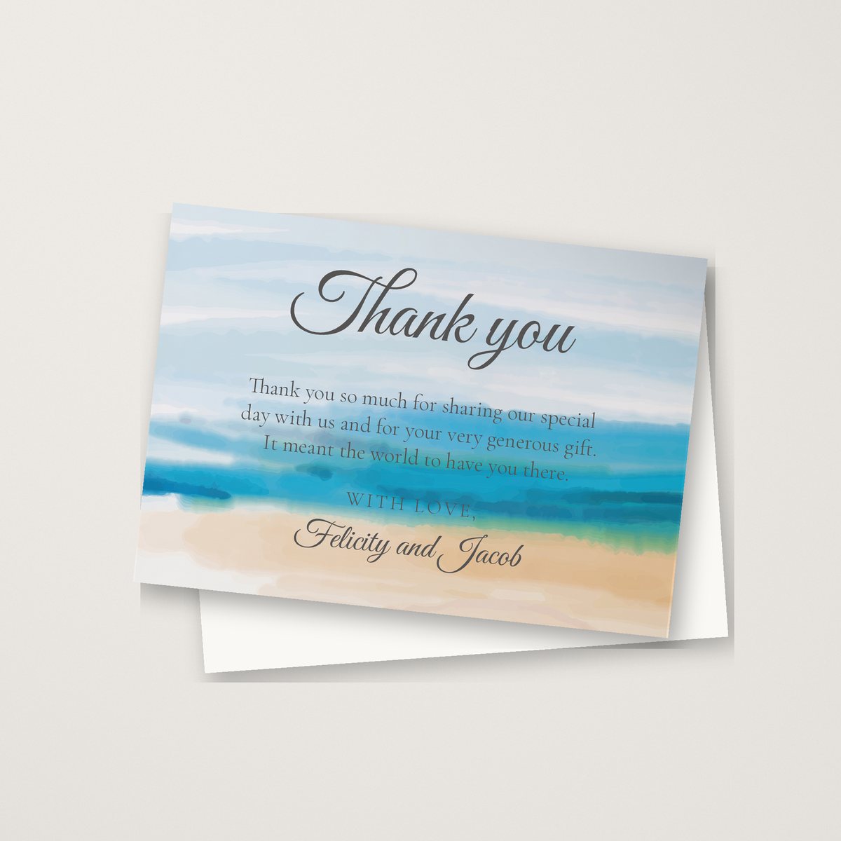 Beach Dream Thank You Card