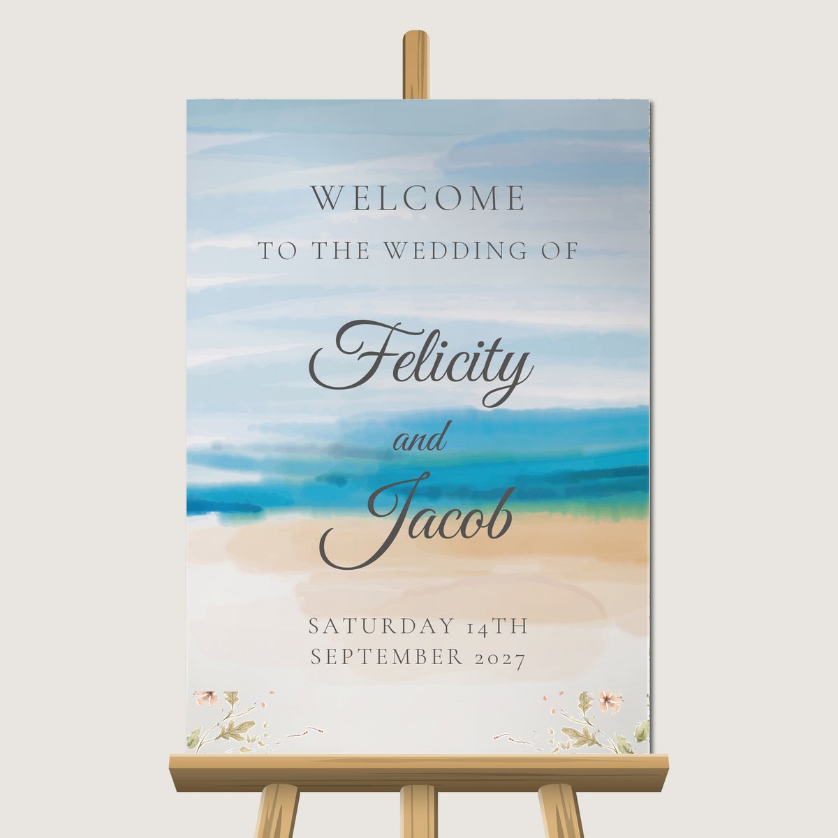 Beach Dream Welcome Sign