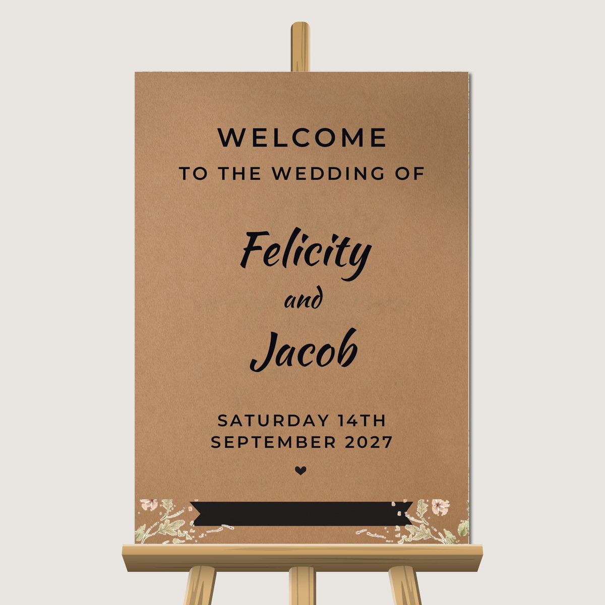 Fun Kraft Welcome Sign